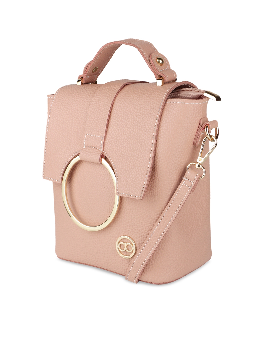 Buy GIO COLLECTION Pink Solid Sling Bag - Handbags for Women 8760443