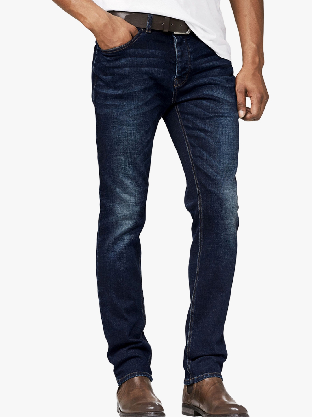 Buy Next Navy Blue Washed Regular Fit Jeans - Jeans for Men 8849435 ...
