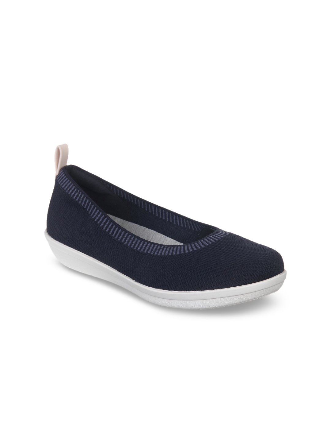 navy blue casual flats