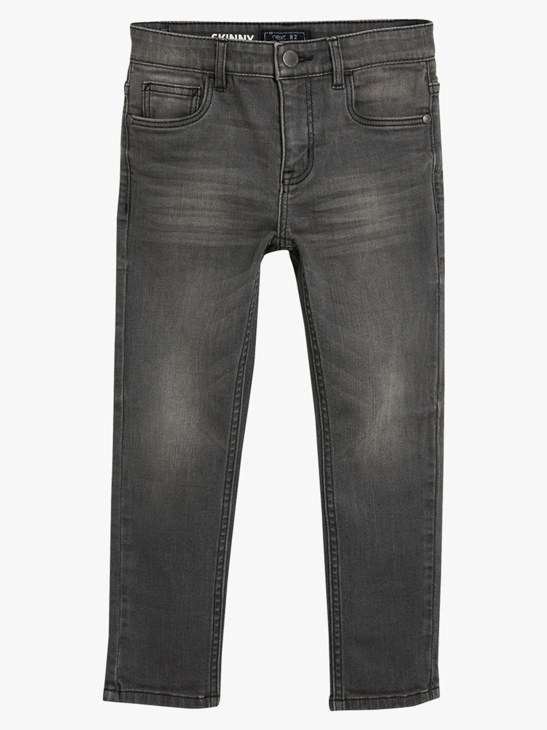 Buy Next Boys Grey Slim Fit Mid Rise Clean Look Jeans Jeans for Boys