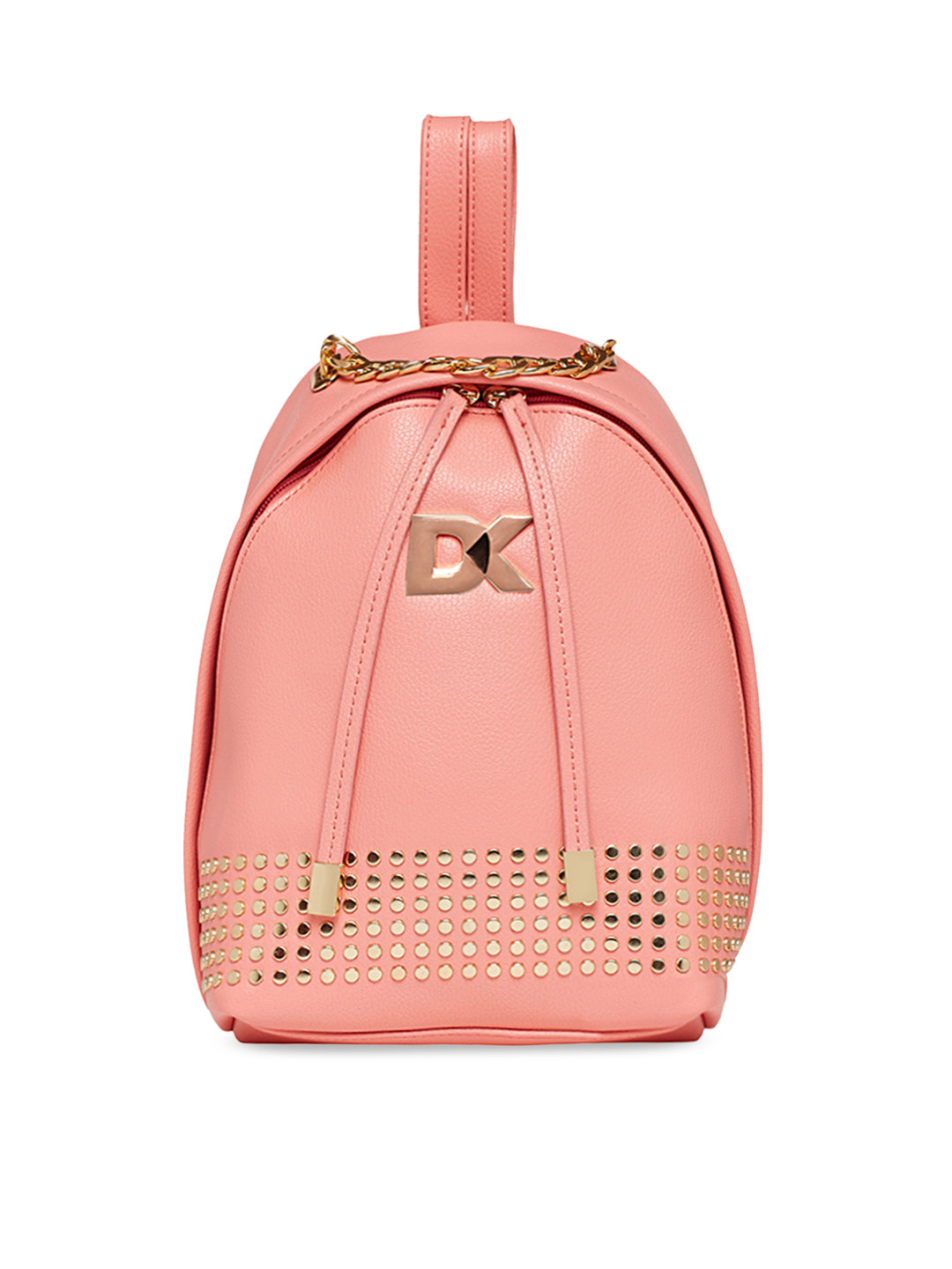 Buy Diana Korr Women Pink Solid Backpack Backpacks for Women 8785661