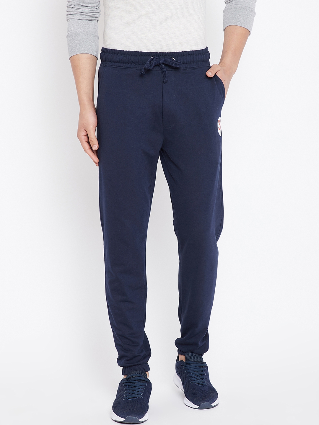 navy blue joggers mens