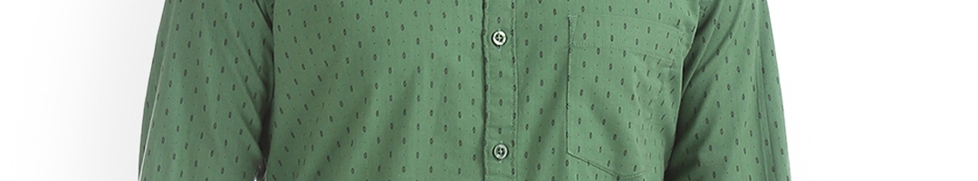 Buy Ruggers Men Green Regular Fit Printed Casual Shirt - Shirts for Men ...