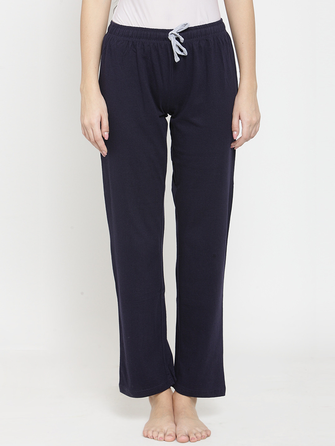 Buy Slumber Jill Women Navy Blue Solid Lounge Pants FS 018 - Lounge Pants for Women 8757005 | Myntra