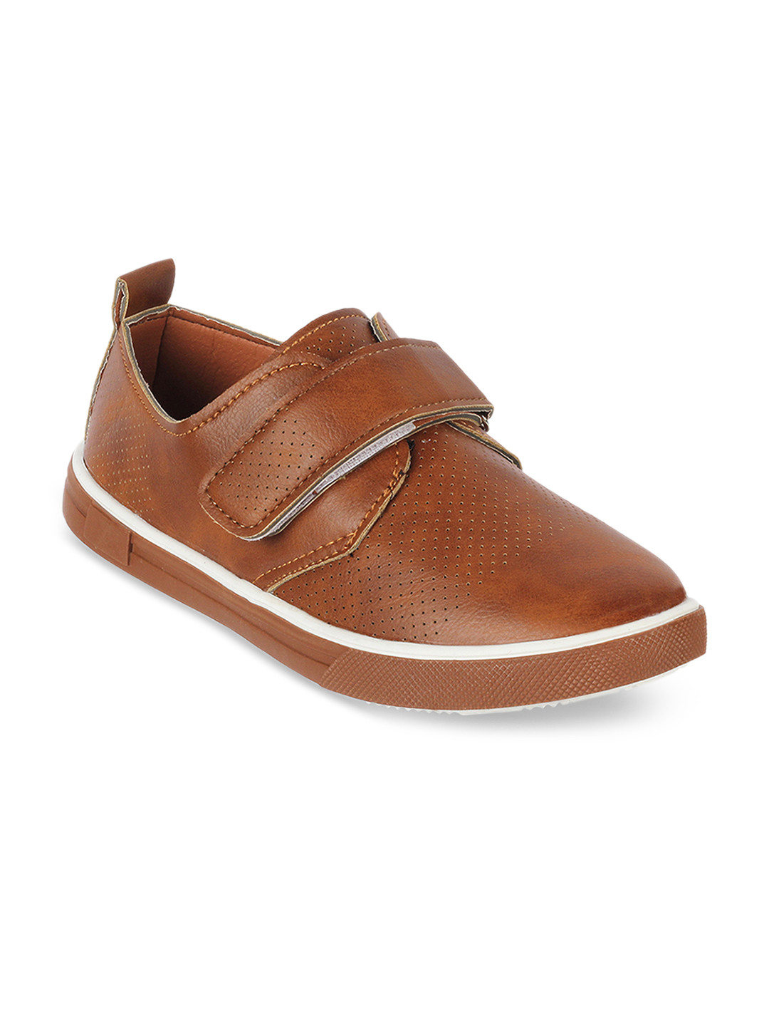 Buy Kittens Boys Brown Slip On Sneakers Casual Shoes for Boys 9056625