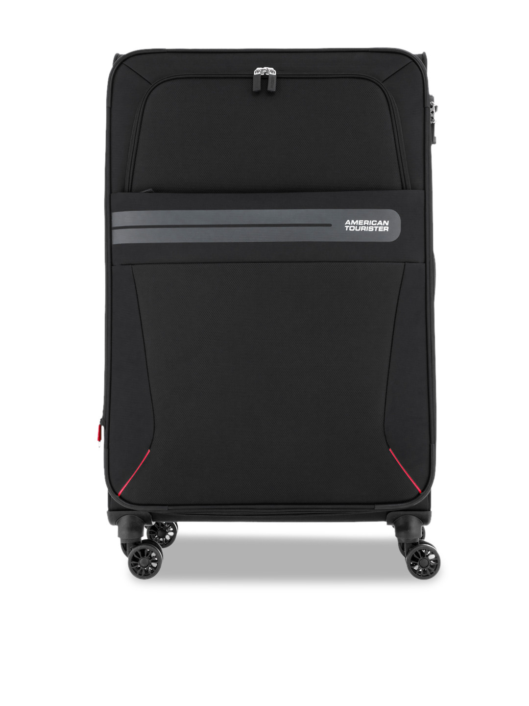 Buy AMERICAN TOURISTER Black Solid OREGON TSA Soft Sided Cabin Trolley