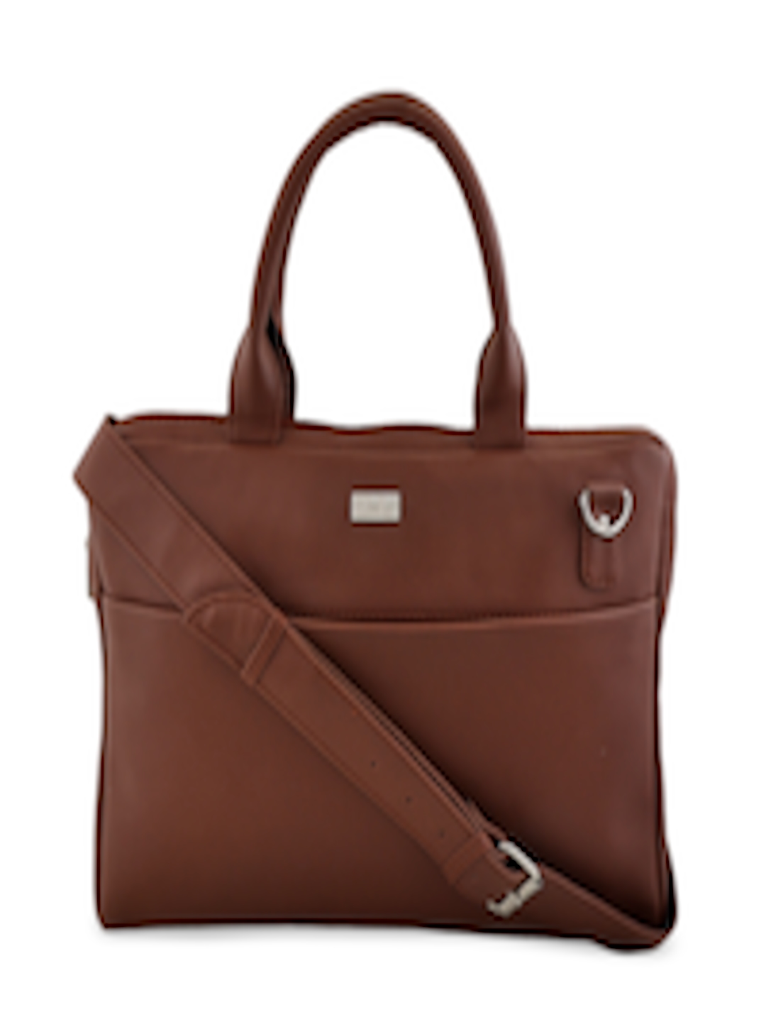 Buy Yelloe Men Tan Brown Solid Laptop Bag - Laptop Bag for Men 9059103 ...