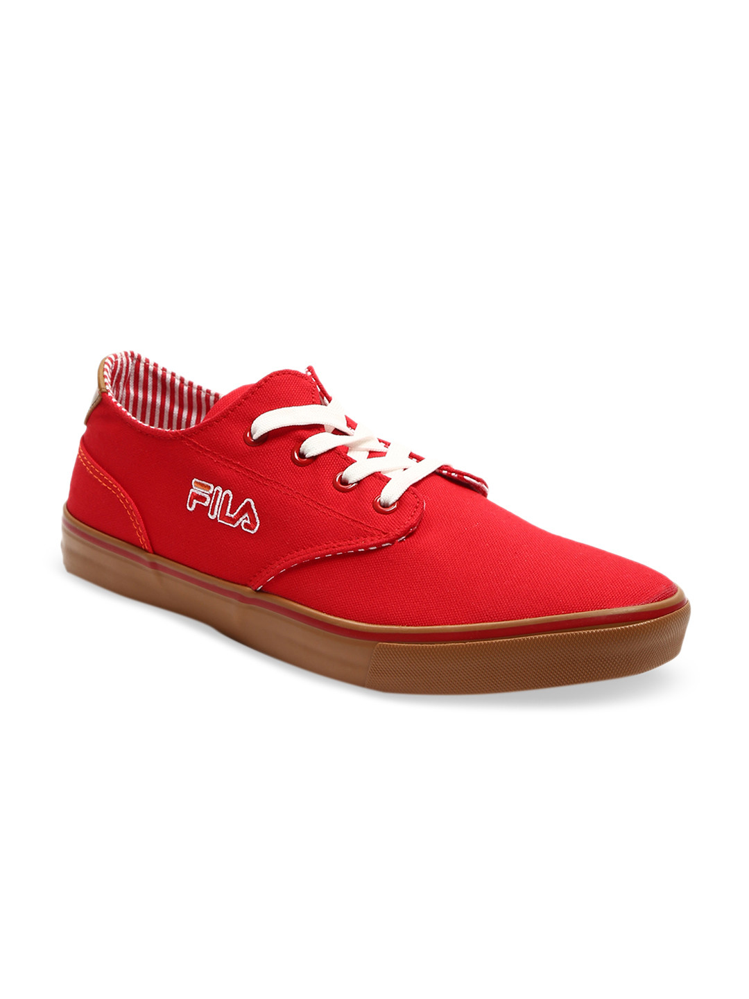 mens red fila shoes