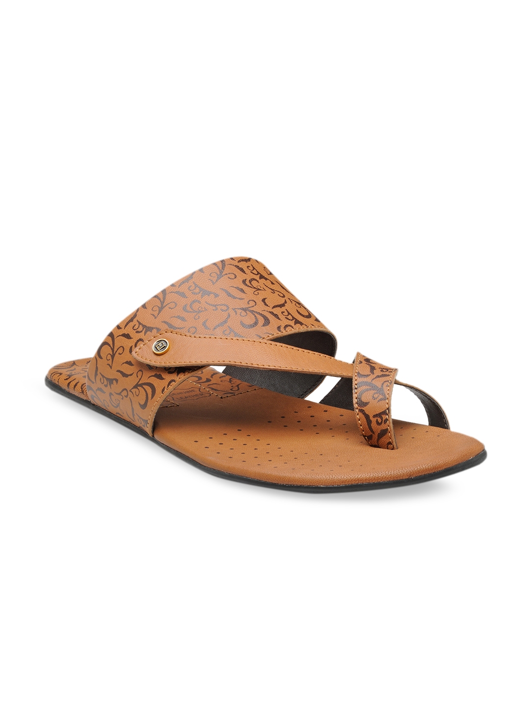 franco leone tan sandals