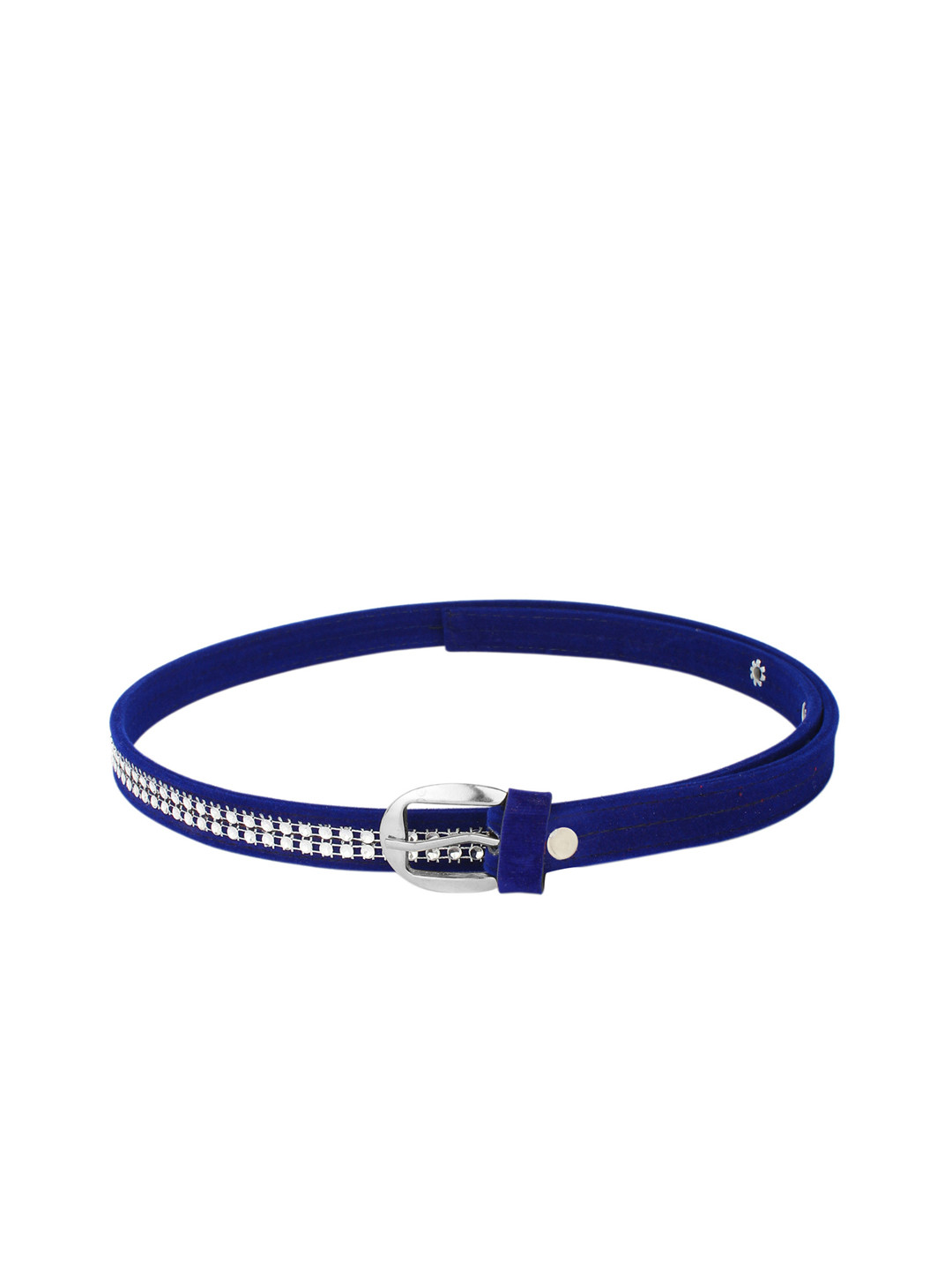 Buy LONDON FASHION Hob Women Blue Embellished Belt Belts for Women