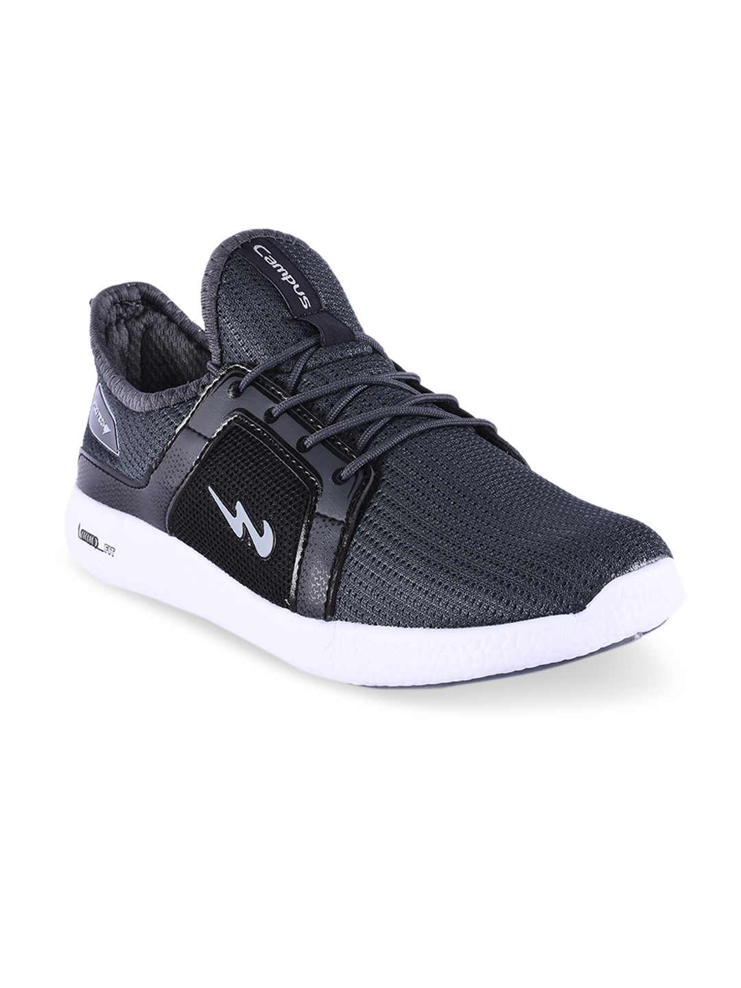 Buy Campus Men Charcoal Mesh Mid Top Running Shoes - Sports Shoes for ...