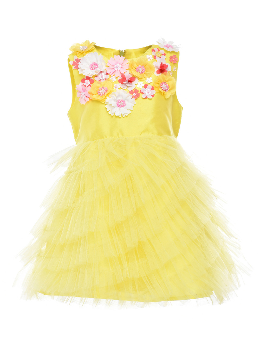 myntra yellow dress