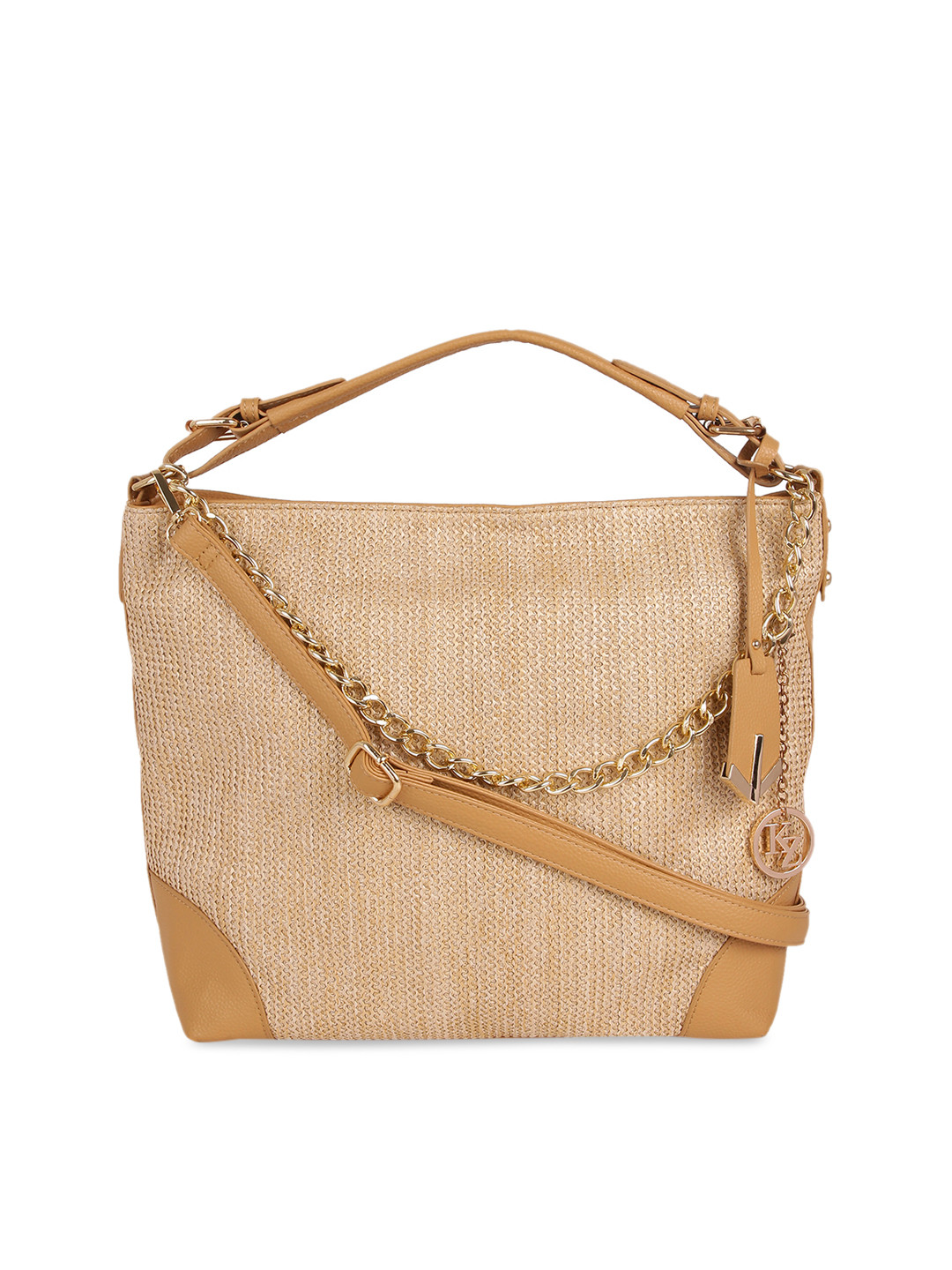 Buy Kazo Beige Textured Shoulder Bag Handbags for Women 9189473 Myntra