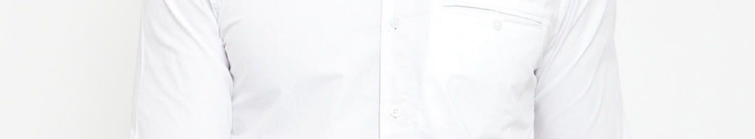Buy WESTCLO Men White Slim Fit Solid Casual Shirt - Shirts for Men ...