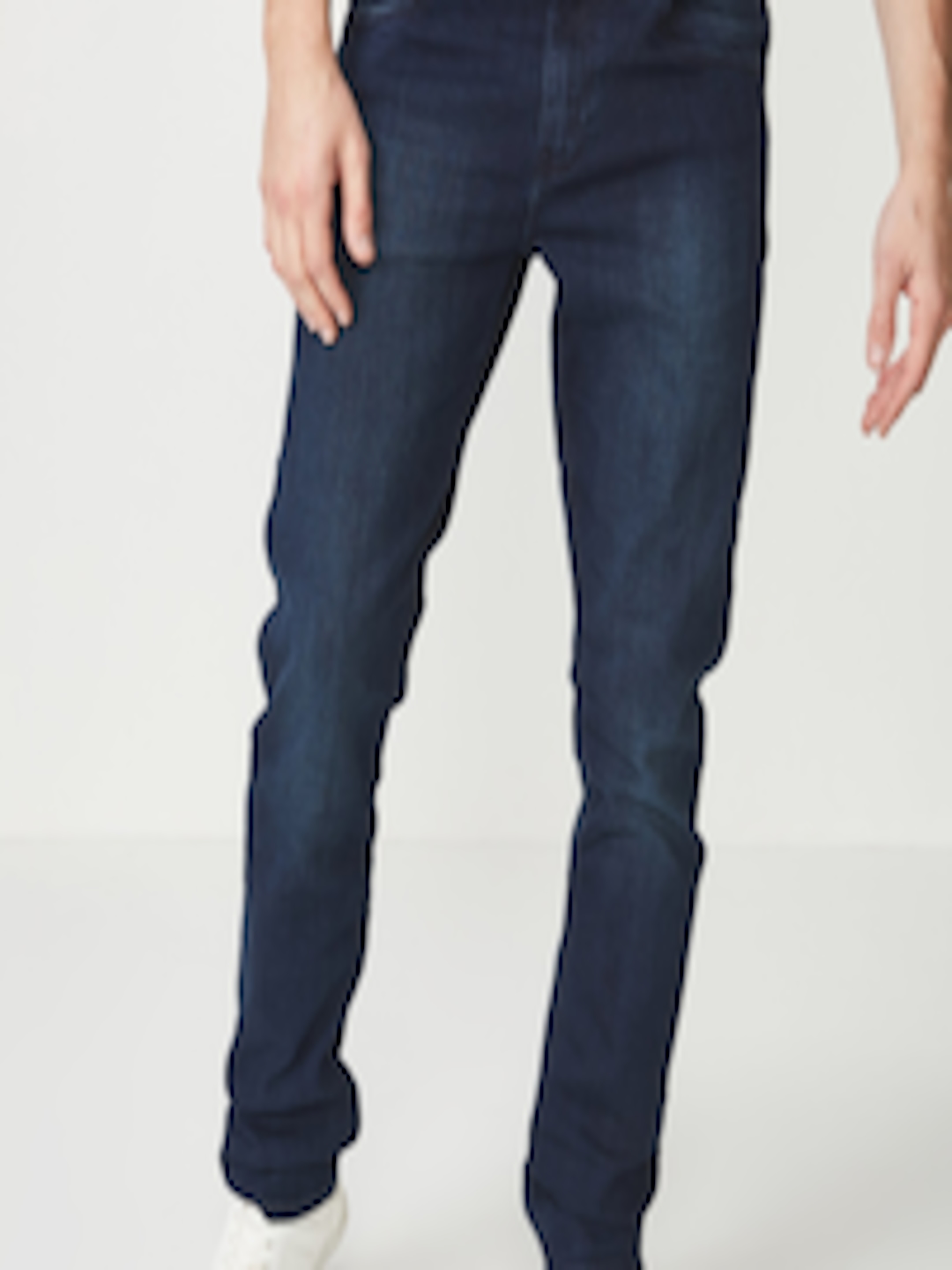 Buy COTTON ON Men Navy Blue Slim Fit Low Rise Clean Look Jeans - Jeans ...