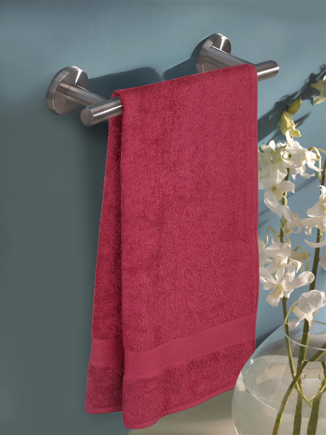 Buy BIANCA Unisex Brown Solid 400GSM Bath Towel - Bath Towels for ...