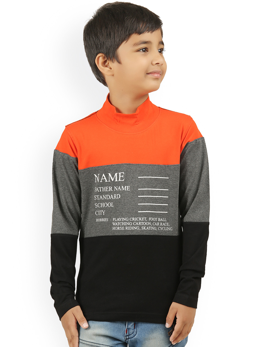 Buy BodyGlove Boys Grey Colourblocked High Neck T Shirt Tshirts for Boys 9758867 Myntra