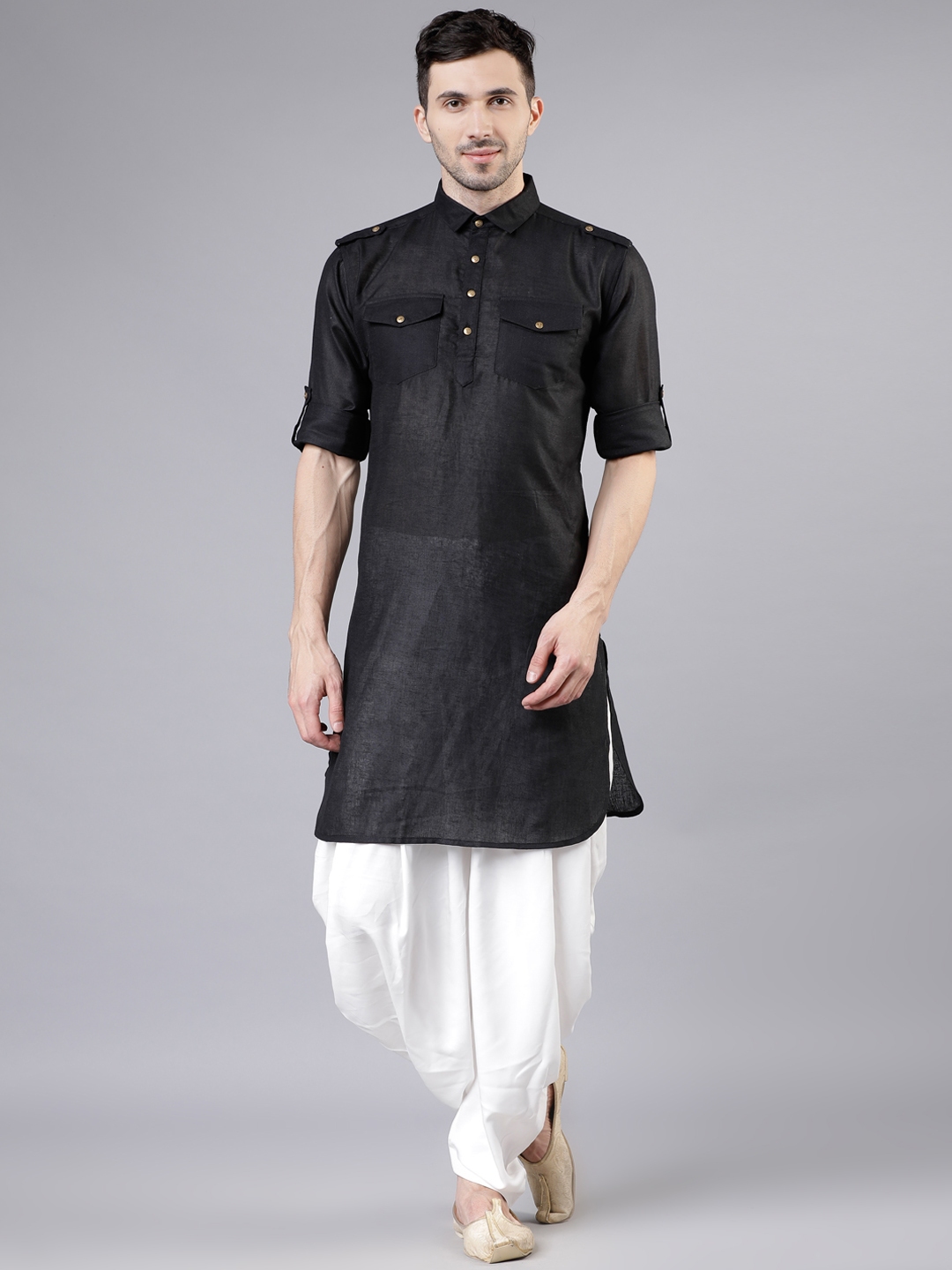 mens kurta in myntra