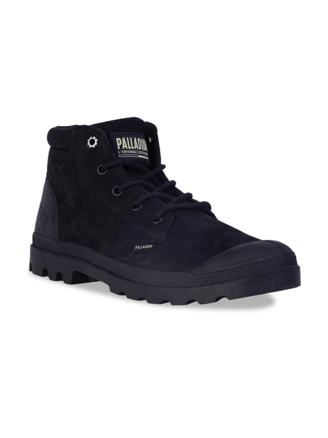 palladium black casual boots