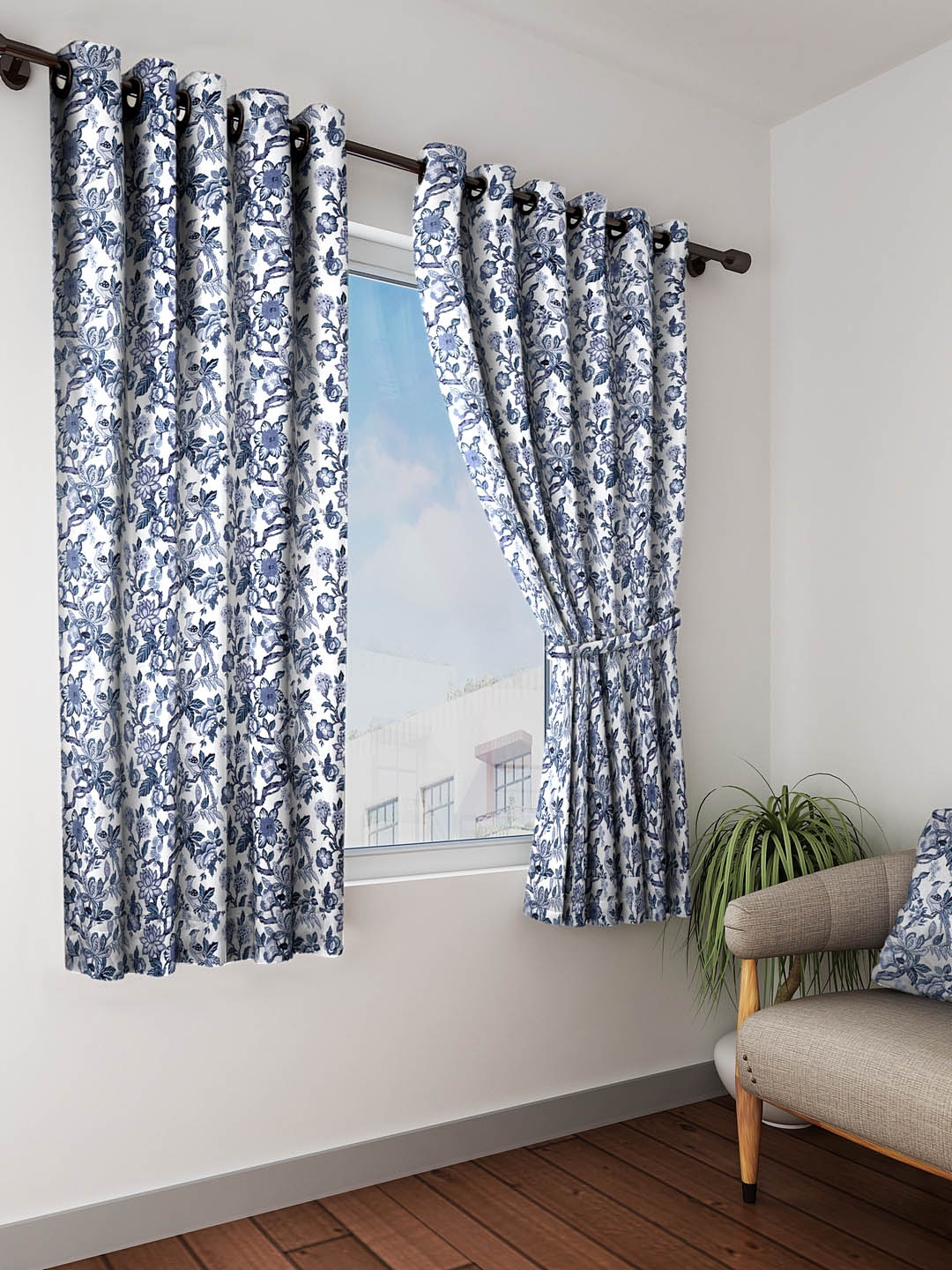 Buy Home Sizzler Set Of 2 Window Curtains Curtains And