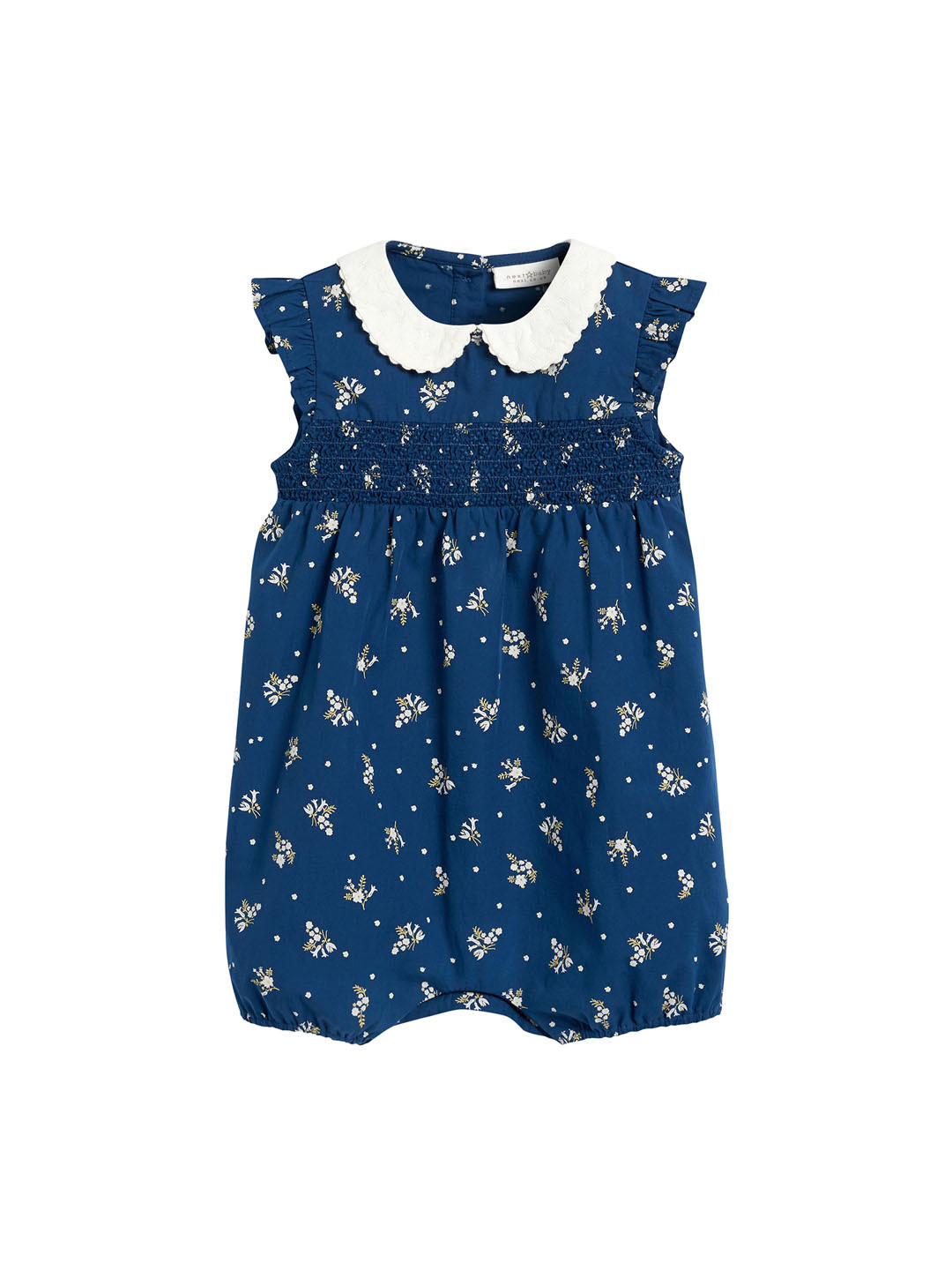 Buy Next Girls Navy Blue Printed Romper Rompers for Girls 9850941