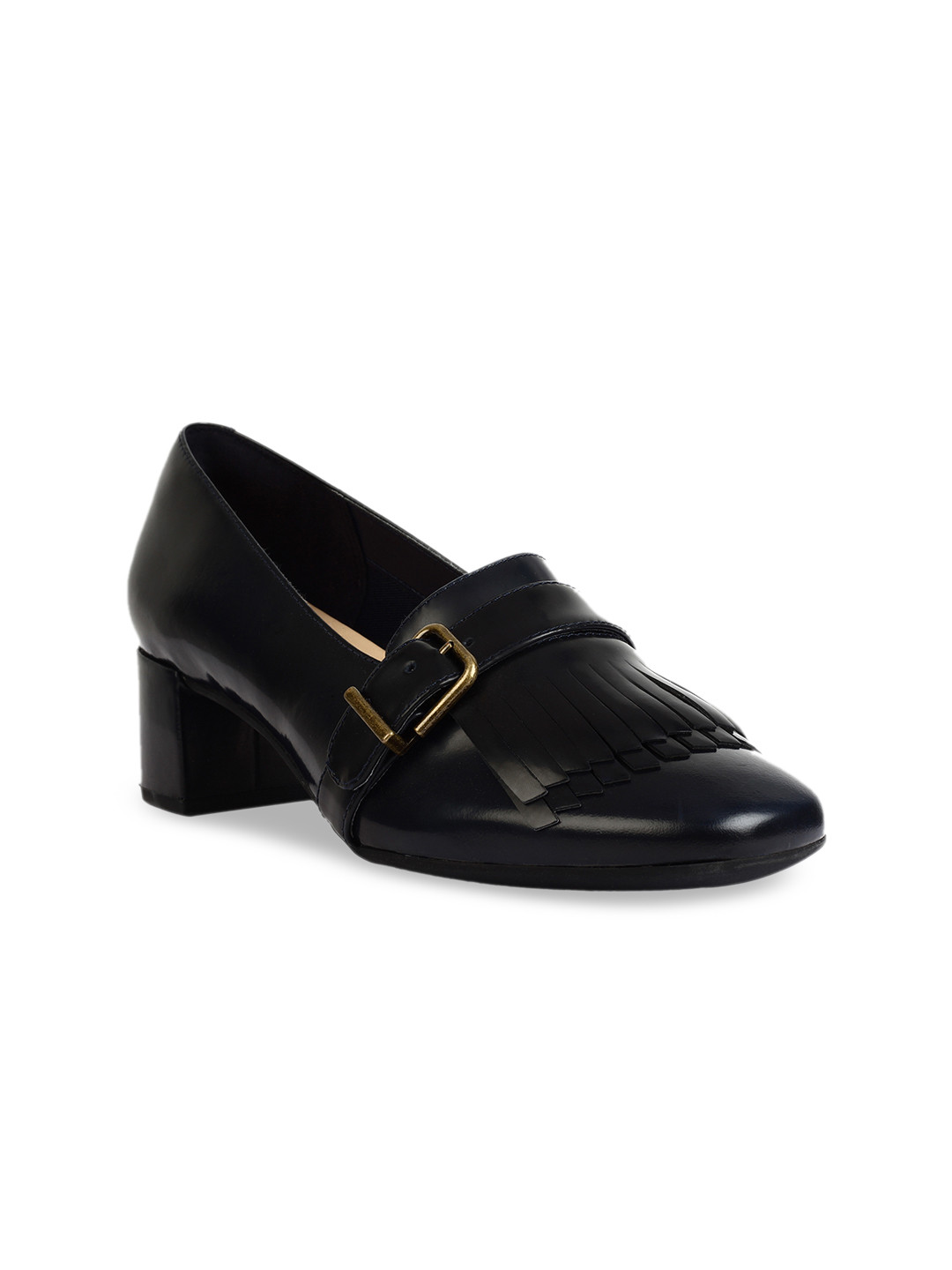 clarks navy pumps
