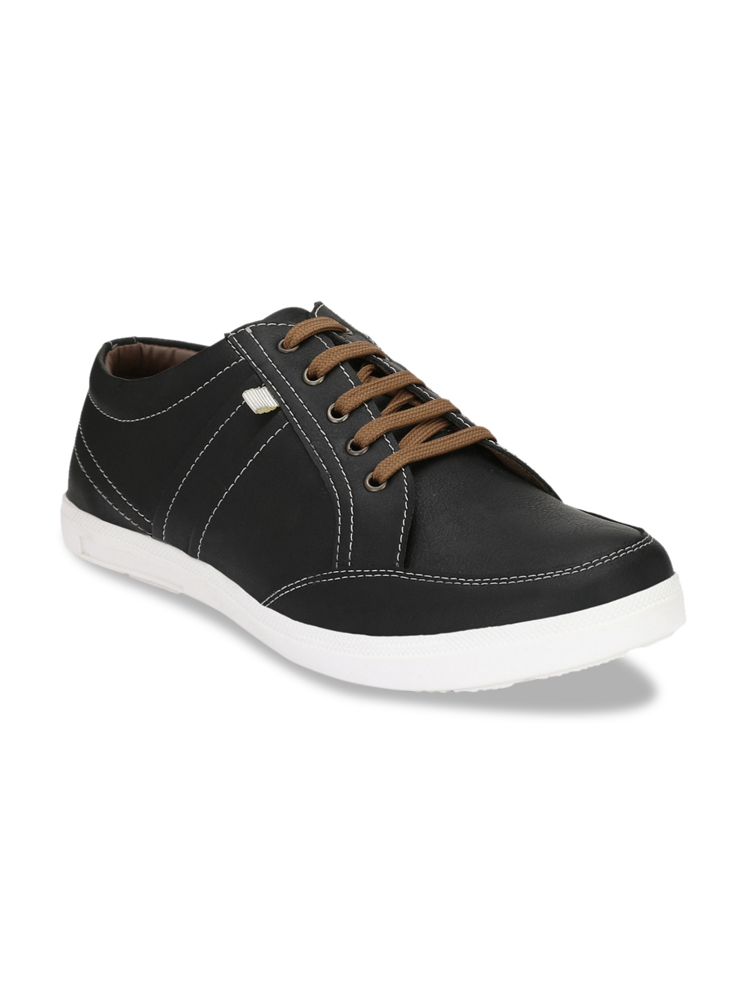 Buy John Karsun Men Black Sneakers - Casual Shoes for Men 9882059 | Myntra