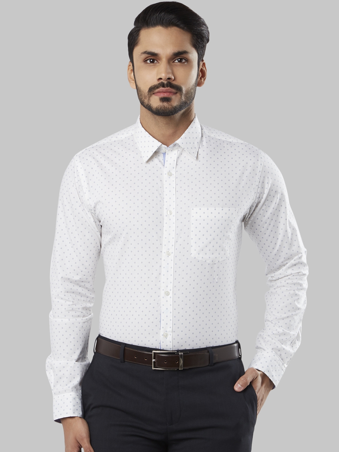 next white formal shirt