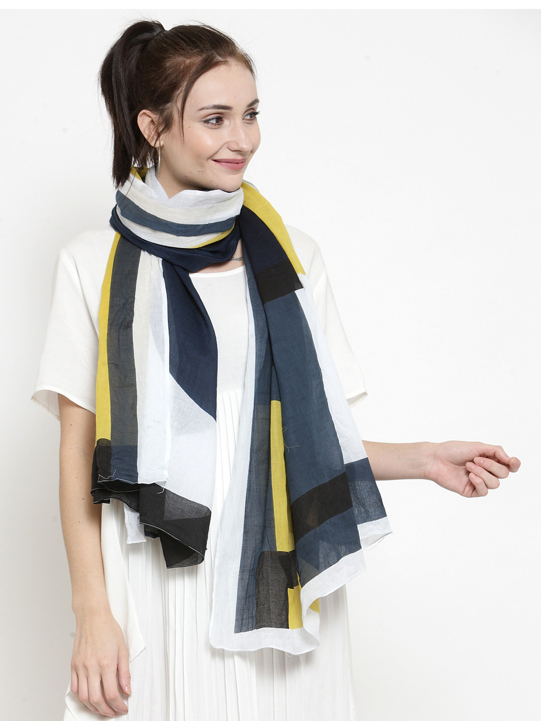 Buy J Style Women Multicoloured Printed Stole Stoles for Women