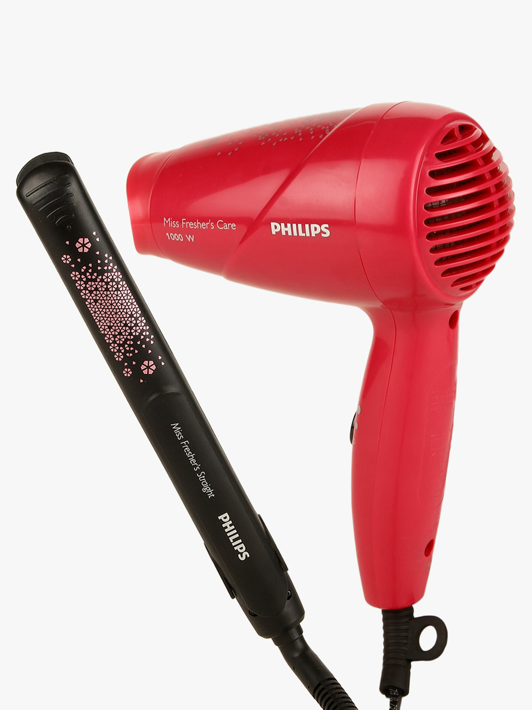 Buy Philips HP8643/46 Miss Fresher's Straightener & Hairdryer Styling