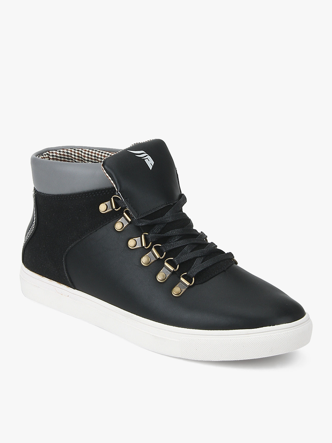 Buy Black Sneakers Casual Shoes for Men 10001141 Myntra