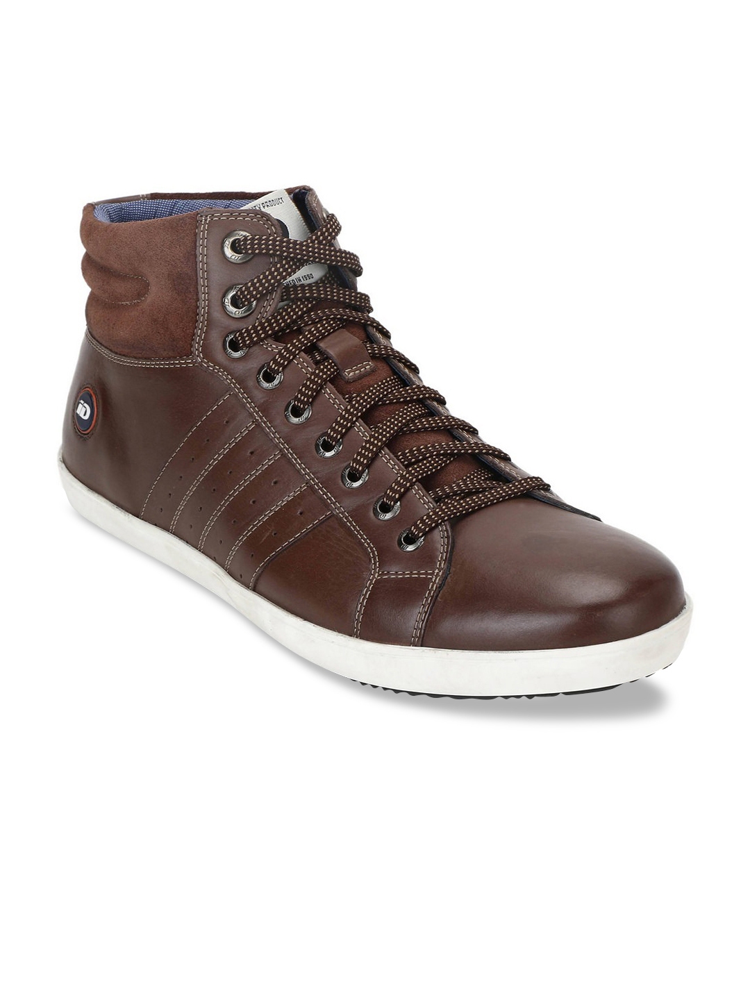 deni men's leather sneaker