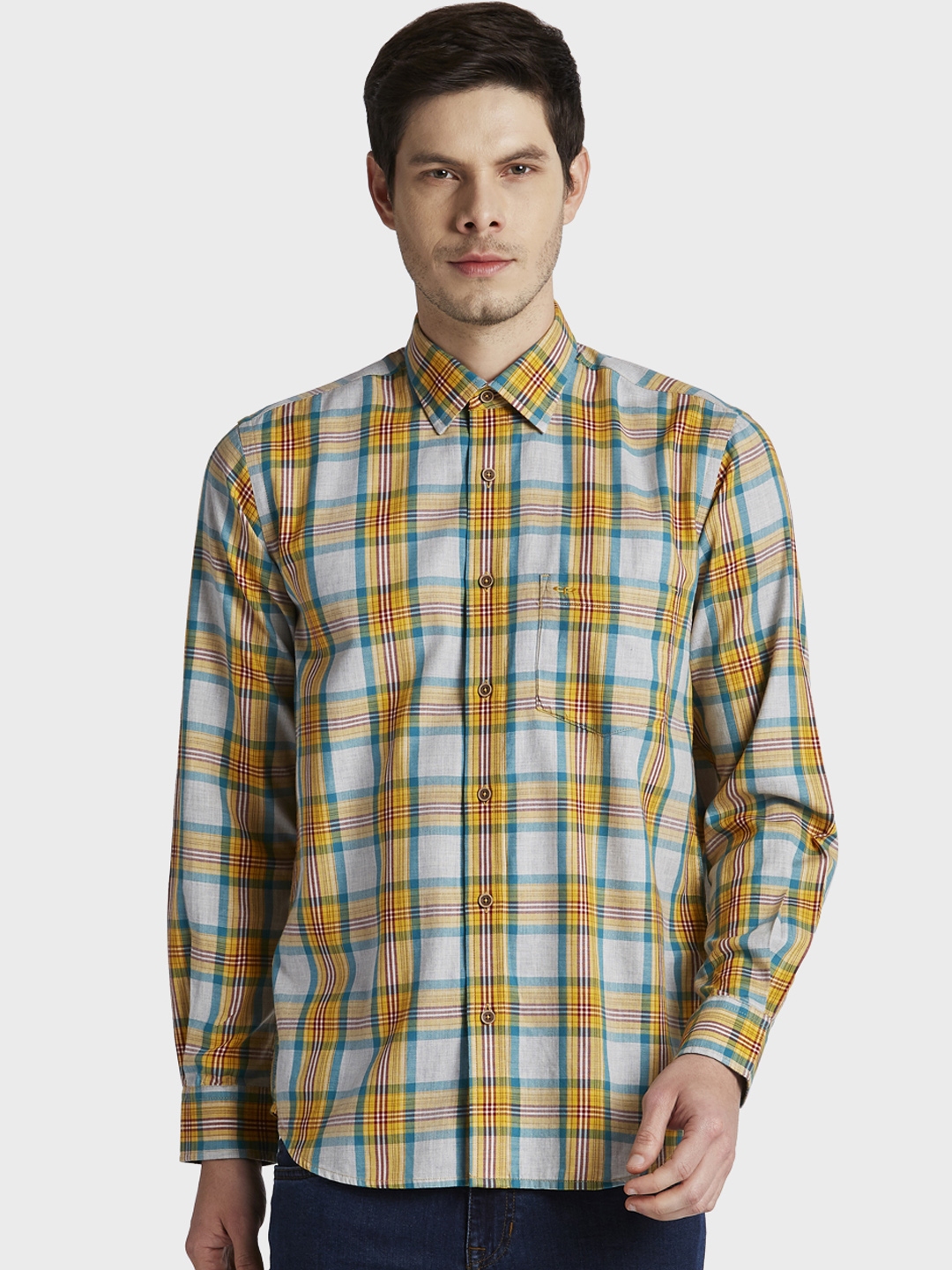 green checked shirt mens uk