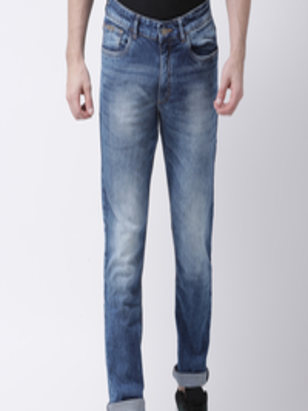Buy Club York Men Blue Slim Fit Mid Rise Clean Look Stretchable Jeans ...