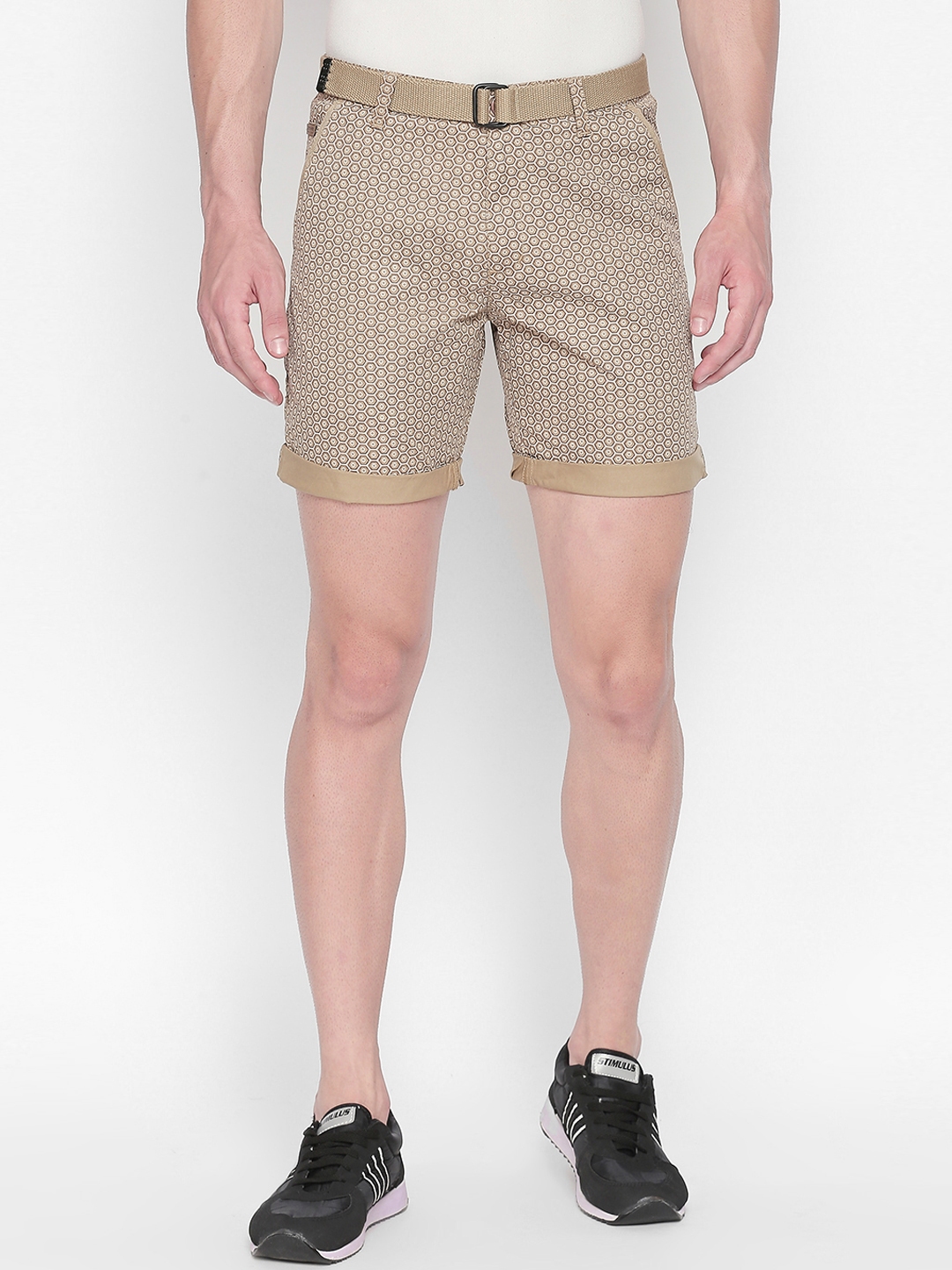 beige chino shorts