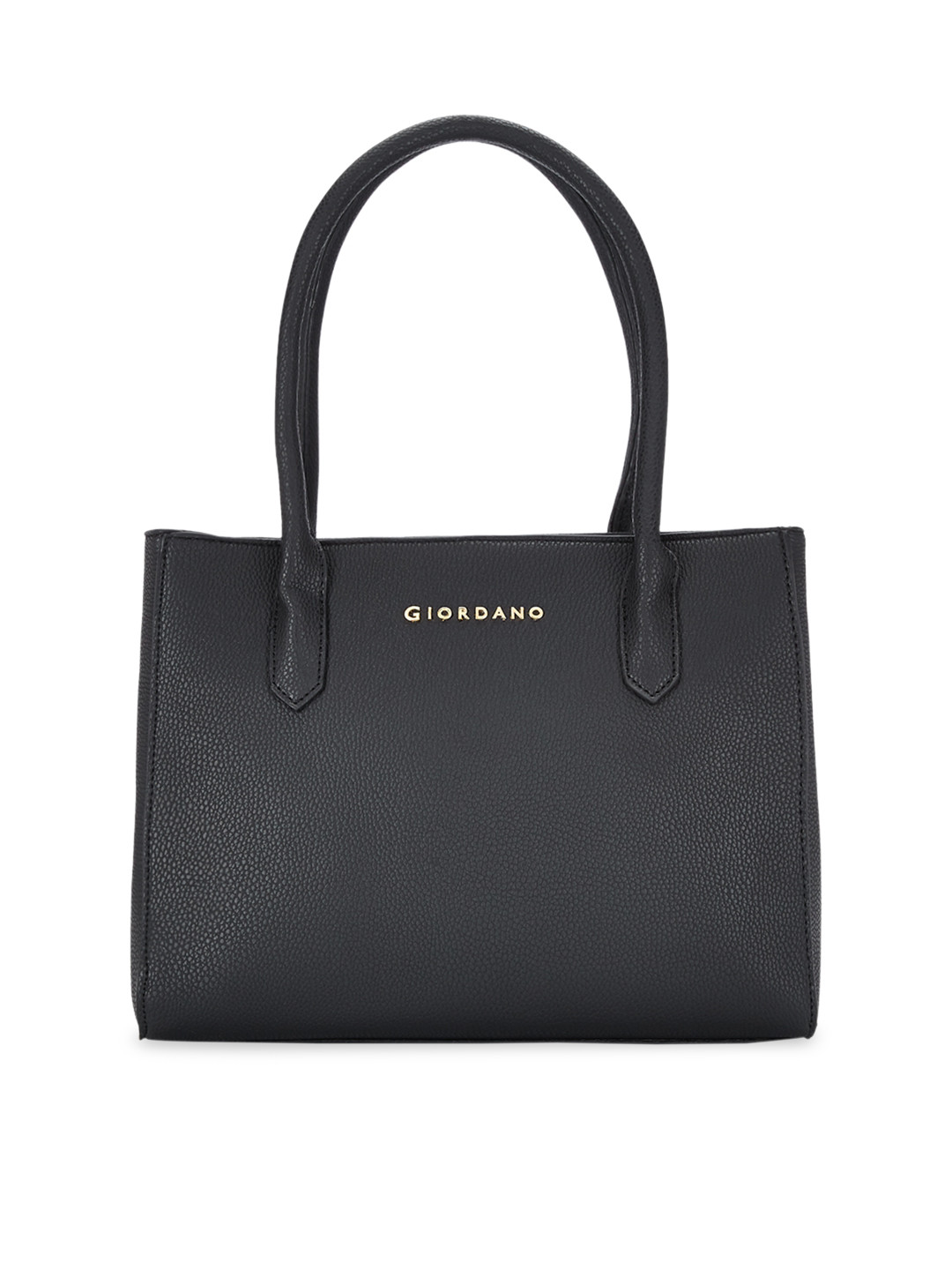 Buy GIORDANO Black Solid Handheld Bag Handbags for Women 10068669