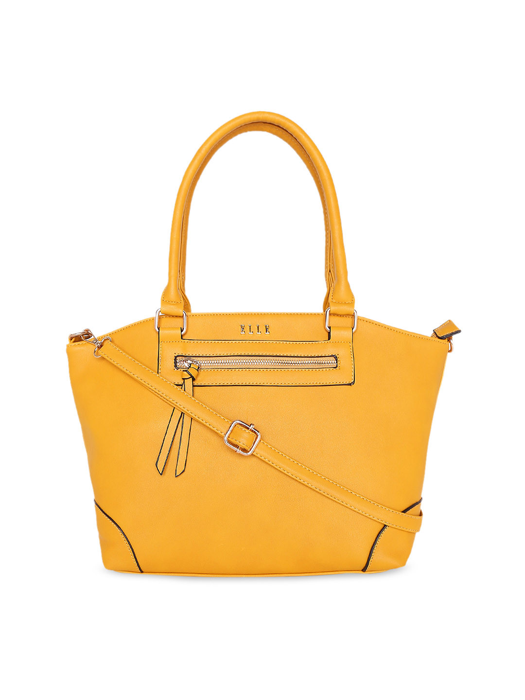 Buy ELLE Yellow Solid Shoulder Bag Handbags for Women 10073667 Myntra