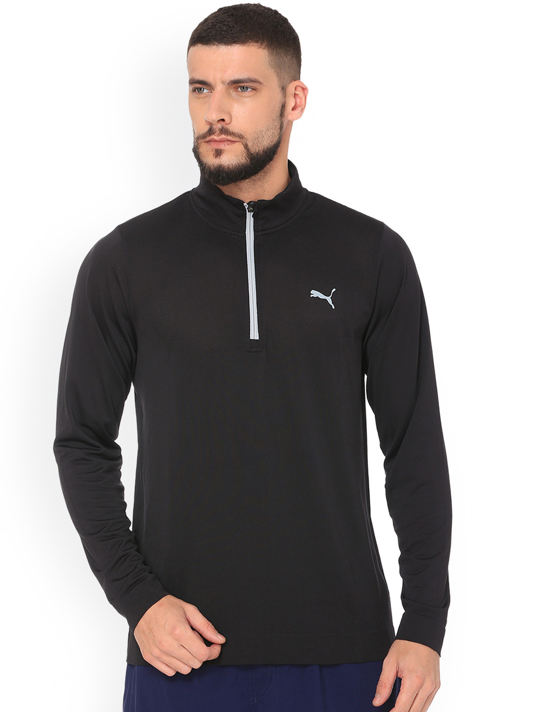 puma sweatshirt mens black