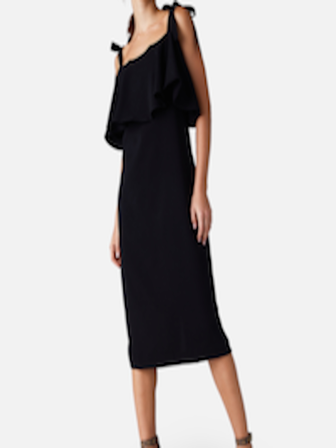 Buy The Label Life Women Black Solid Sheath Dress - Dresses for Women ...