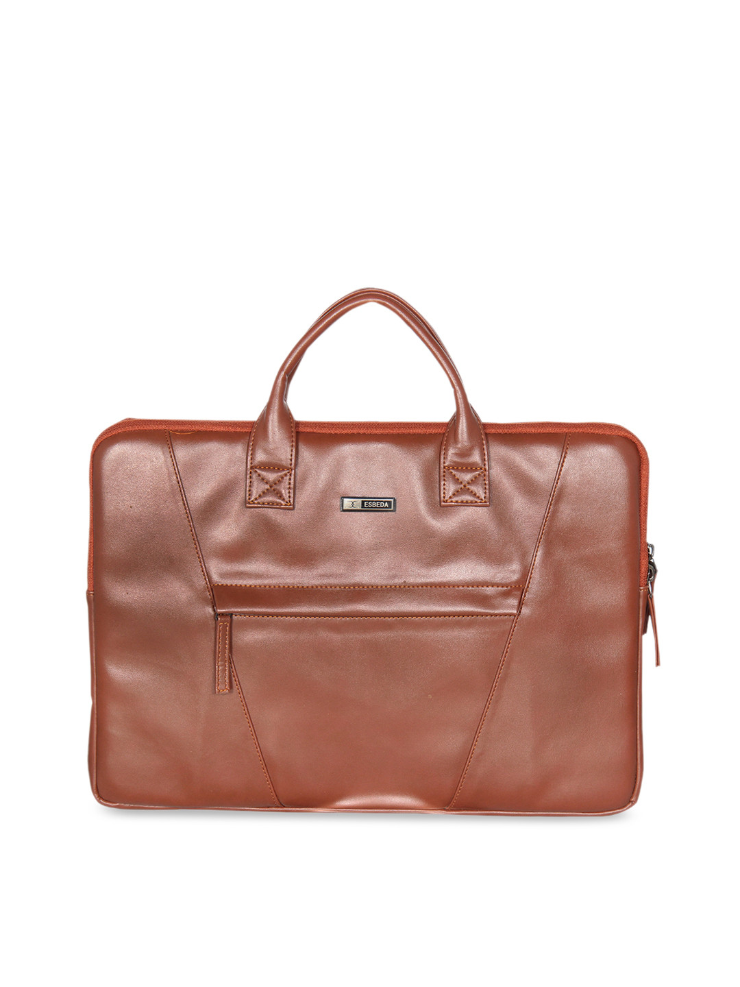 Buy ESBEDA Unisex Tan Brown Solid Laptop Sleeve Laptop Bag for Unisex 10111595 Myntra