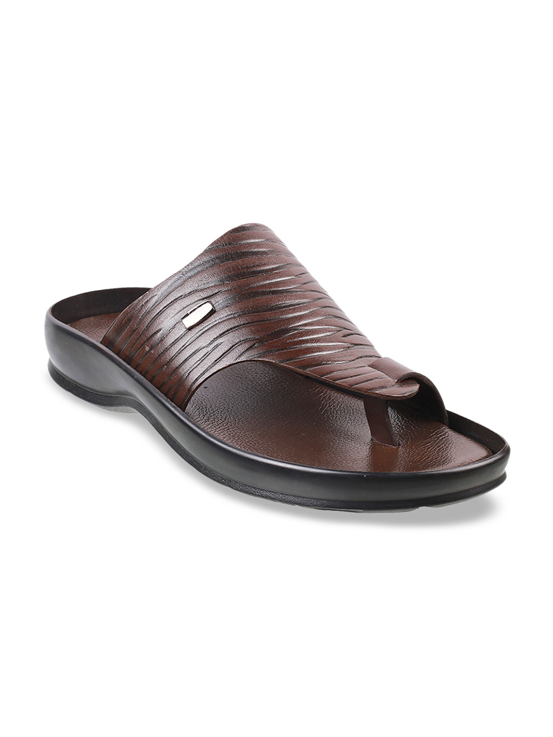Buy Mochi Men Brown Leather Sandals Sandals for Men 10124865 Myntra