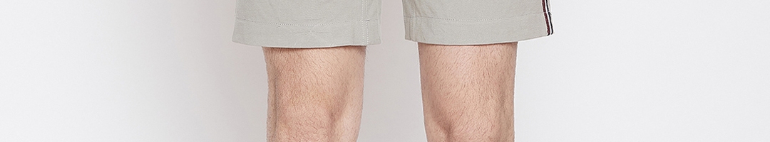 Buy JUMP USA Men Grey Solid Regular Fit Regular Shorts - Shorts for Men ...
