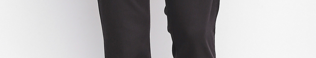 Buy Beevee Men Grey Regular Fit Solid Chinos - Trousers for Men ...