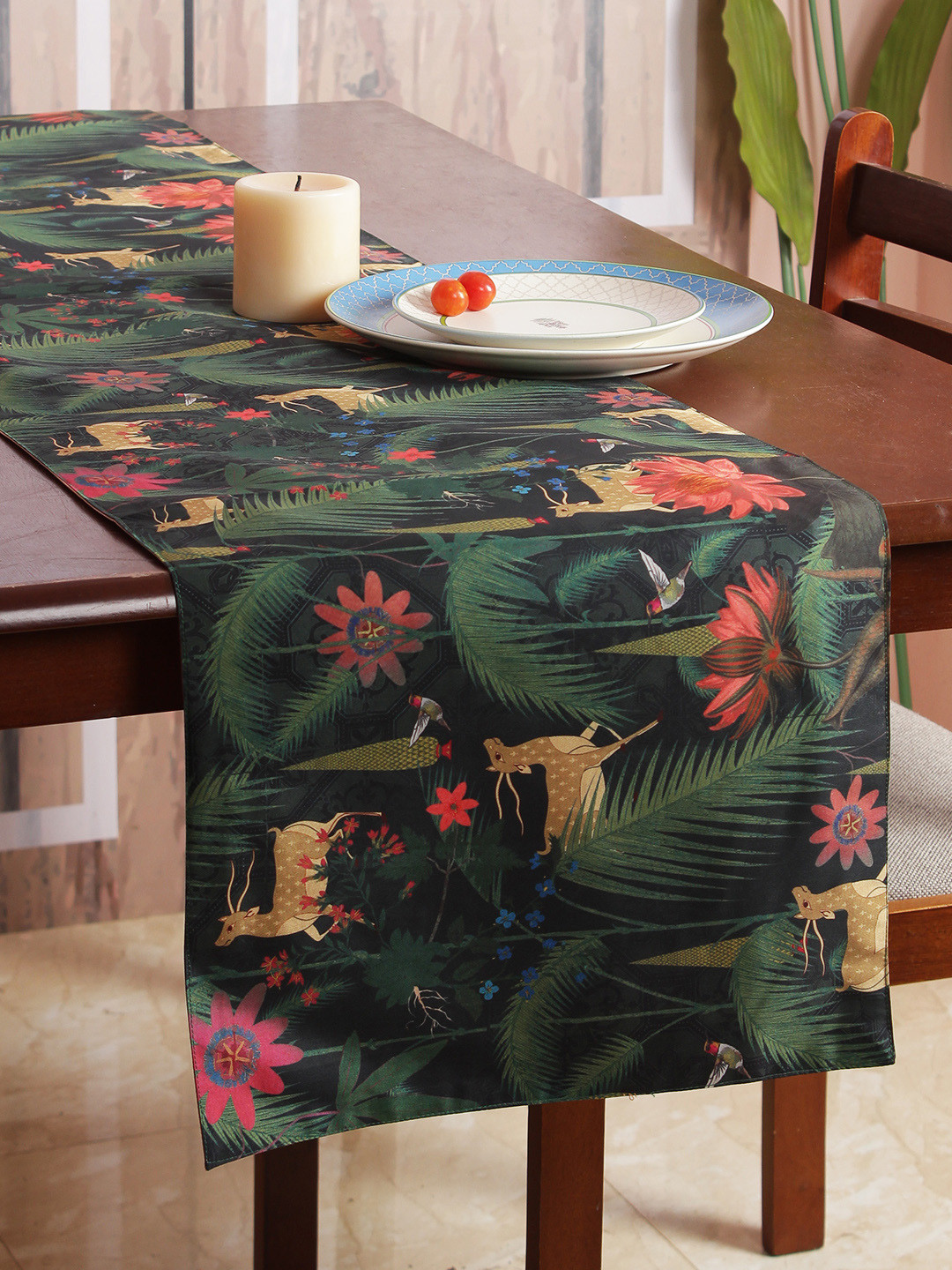 india circus table runner
