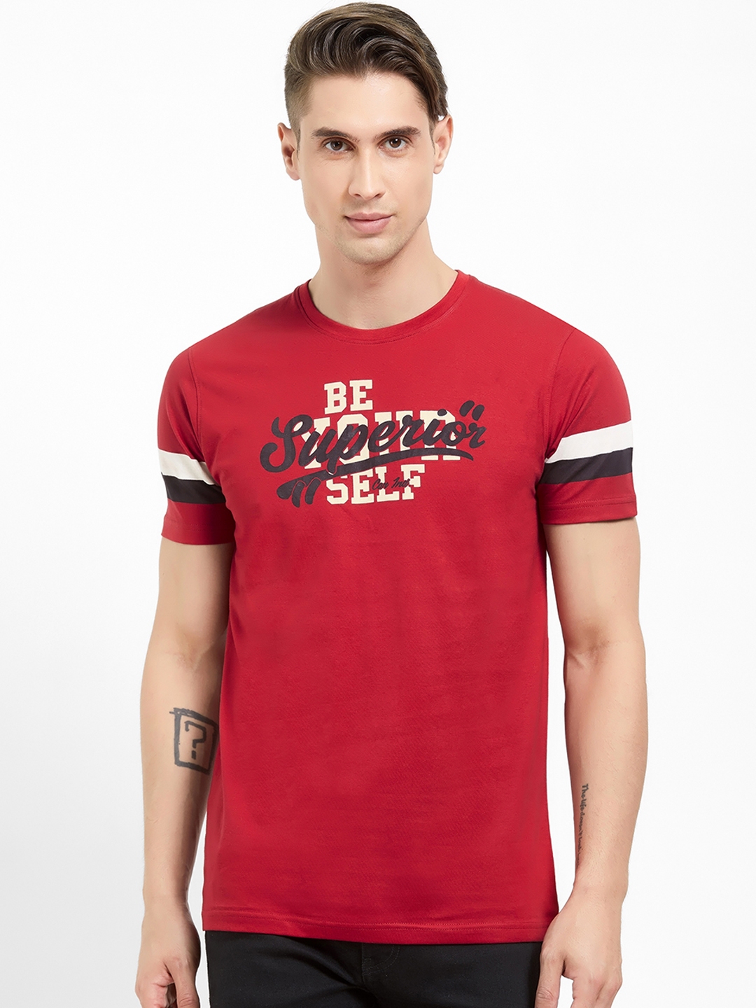 round neck branded t shirt