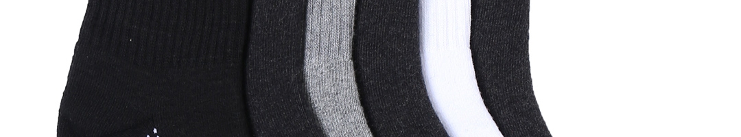 Buy Wrangler Men Pack Of 6 Solid Assorted Ankle Length Socks - Socks ...