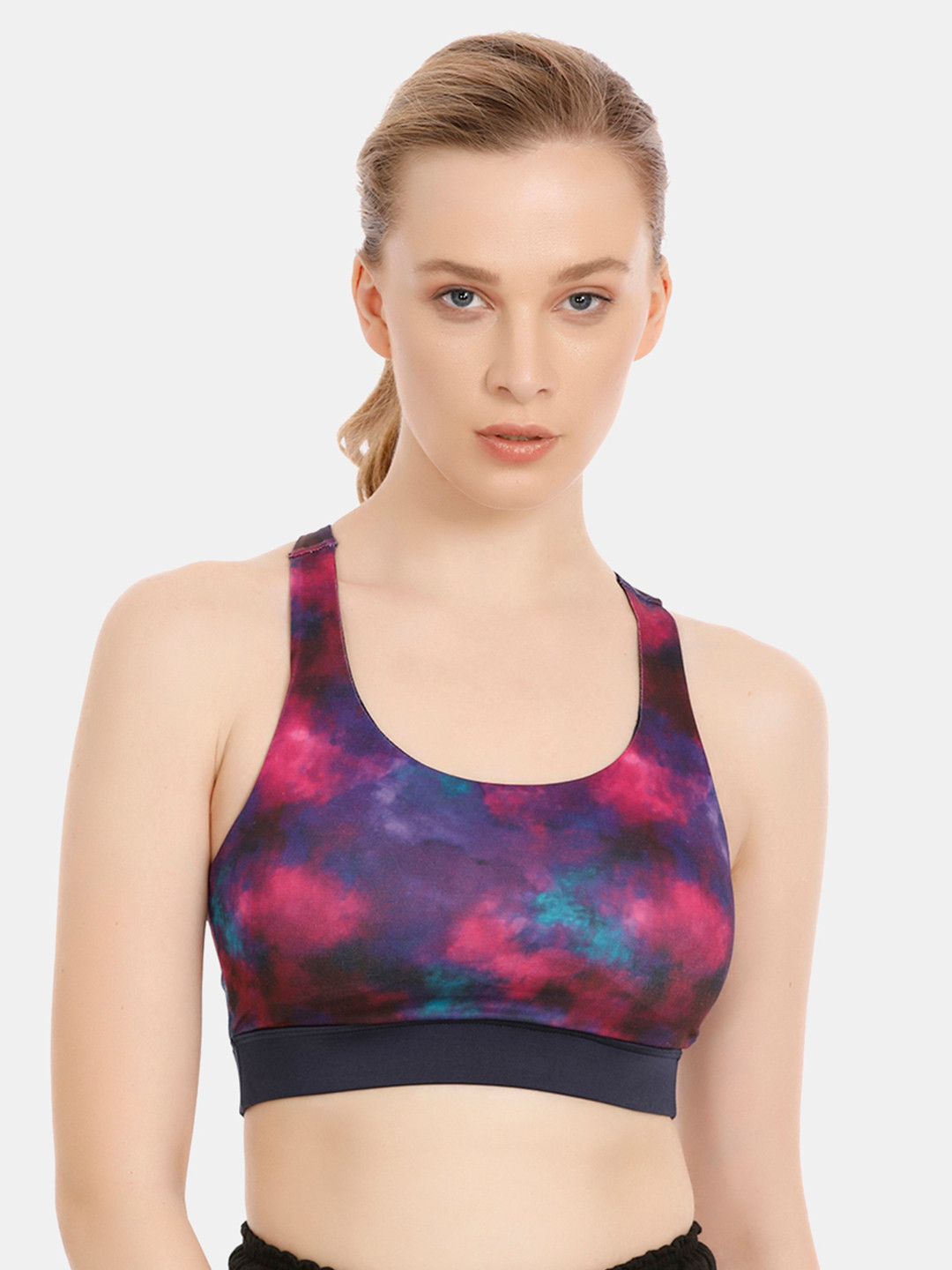 Buy Zelocity By Zivame Multicoloured Self Design Non Wired Non Padded