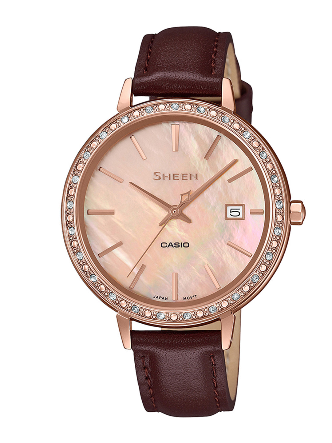 Buy Casio Sheen Women Rose Gold Analogue Watch SX244 SHE 4052PGL 4AUDF