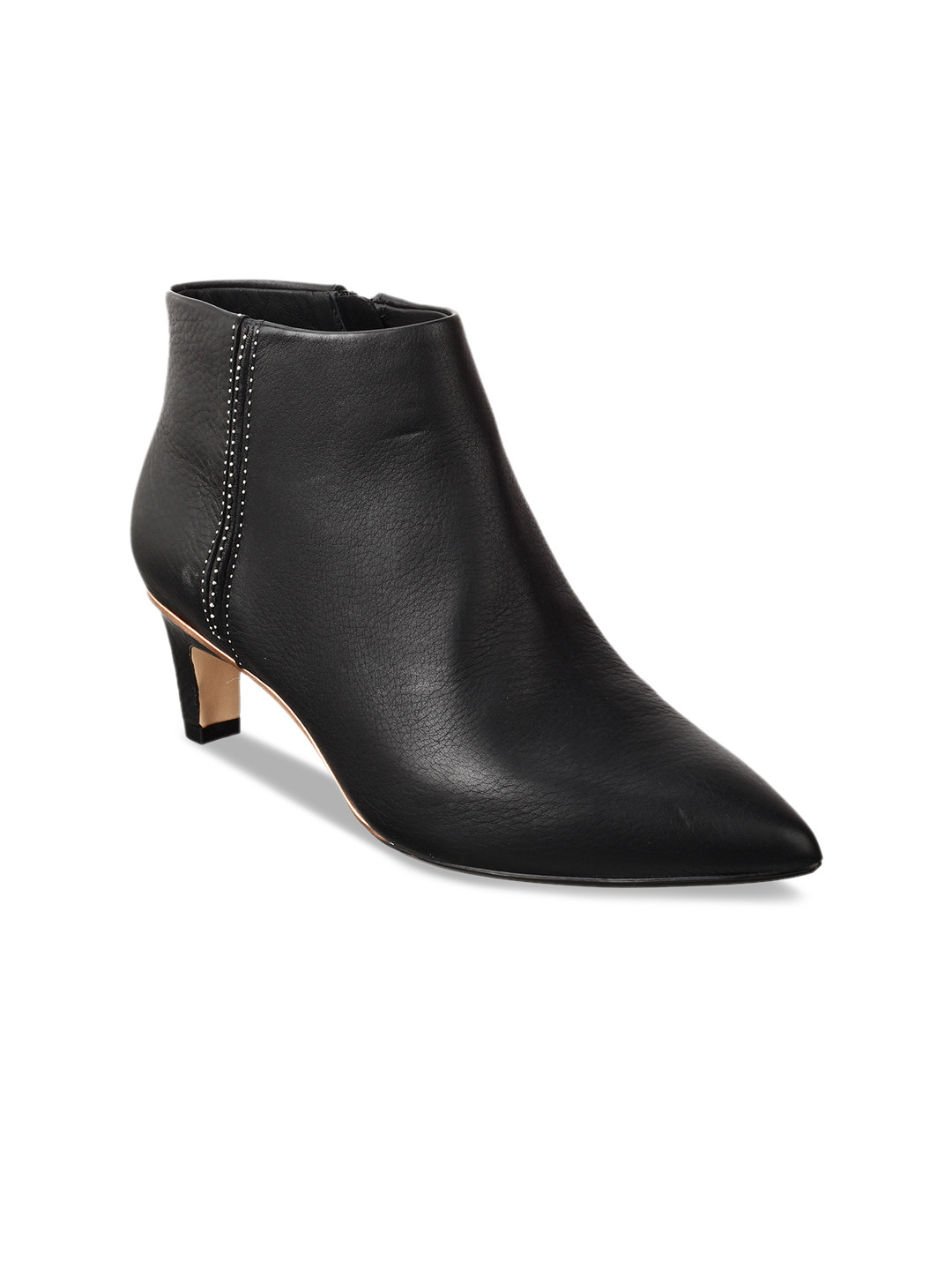 clarks heeled booties
