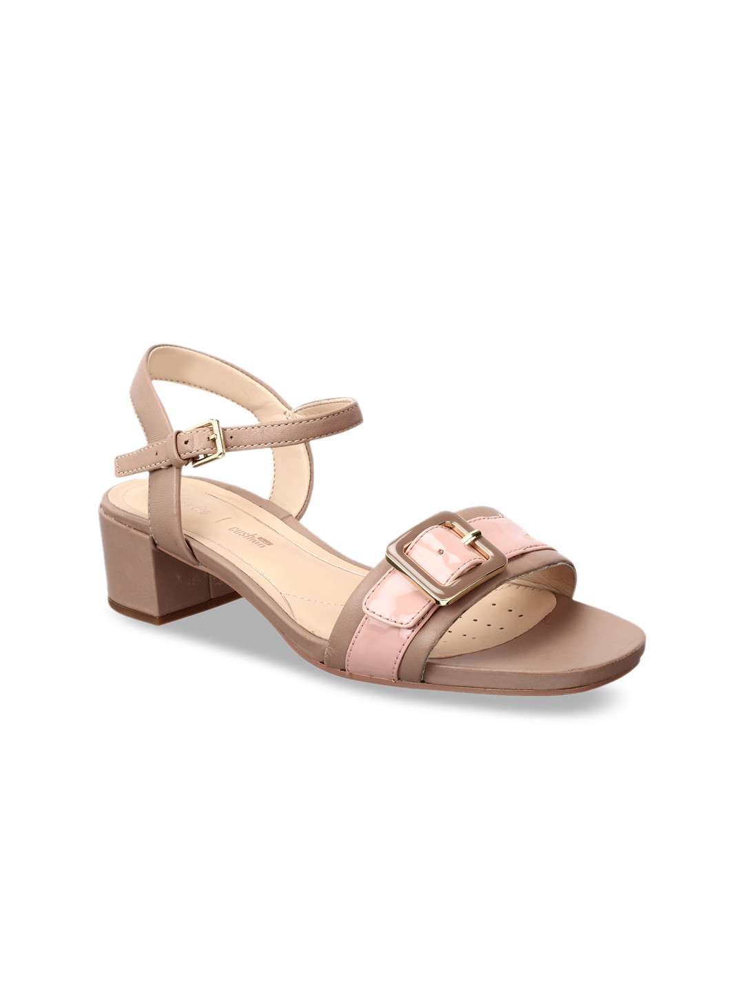 clarks nude heel